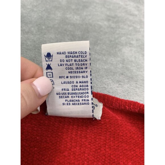 White Stag Ladies Medium Red Classic Ugly Christmas Sweater W Geometric Patterns - Picture 9 of 10